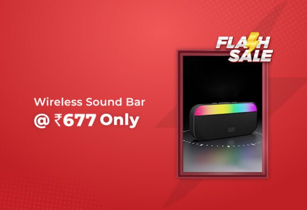 Wireless Bluetooth Sound Bar @ Rs 677 Only
